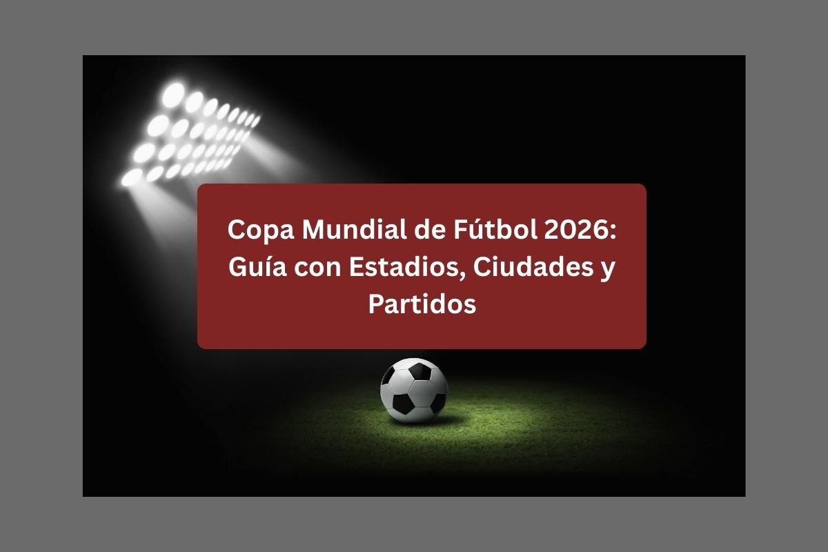 Copa Mundial de Fútbol 2026: Guía con Estadios, Ciudades y Partidos